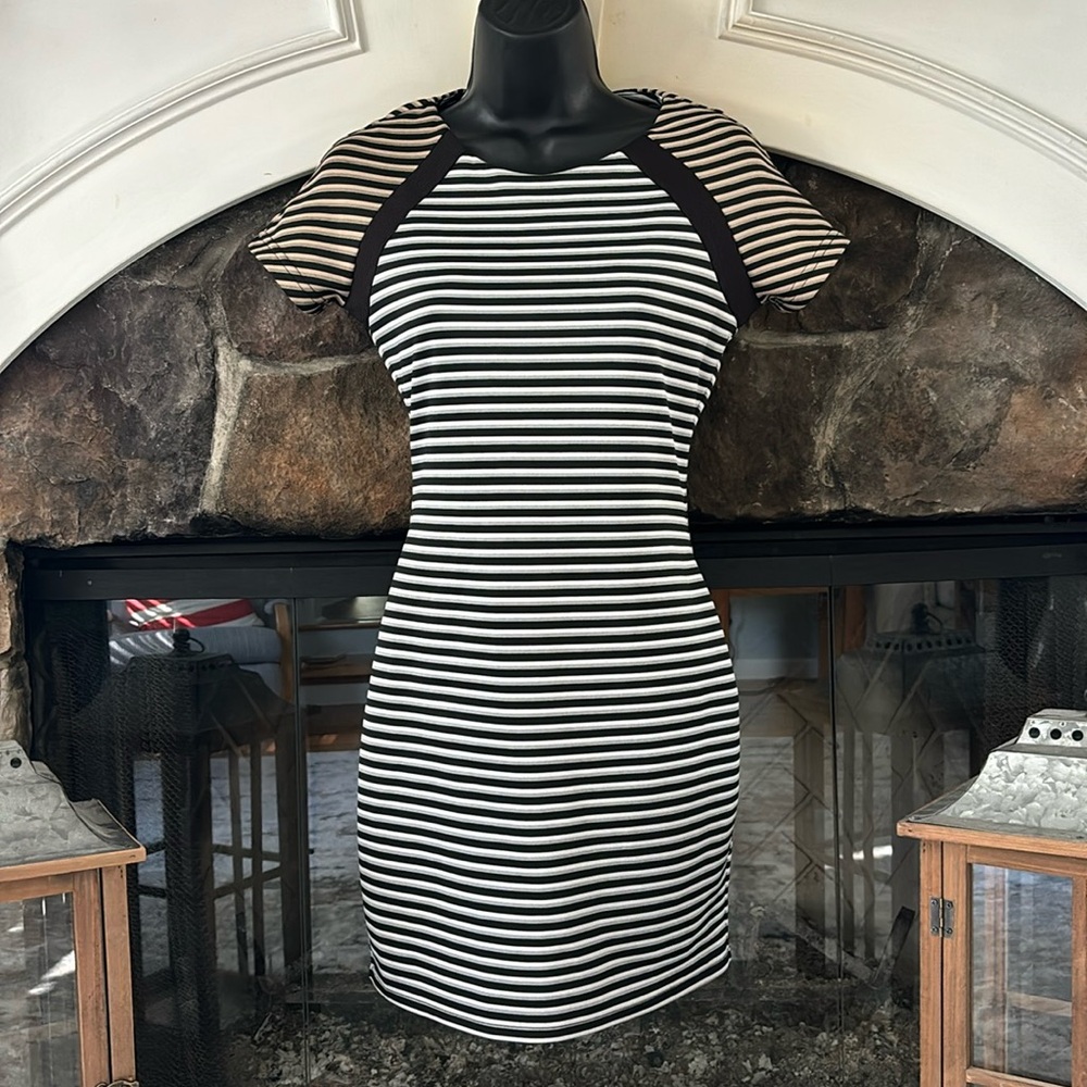 Lucca Couture striped dress size Small